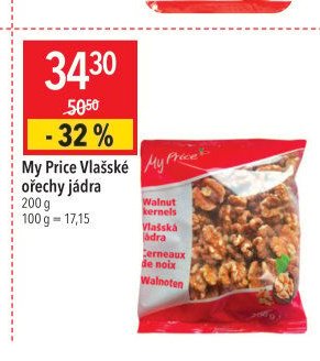 My Price Vlašské ořechy jádra