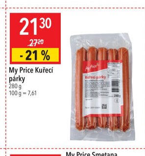 My Price Kuřecí párky