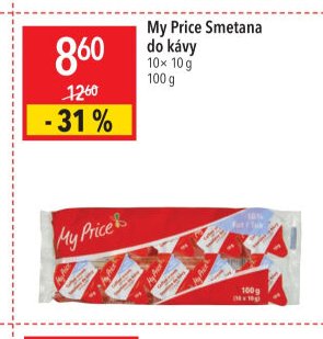My Price Smetana do kávy