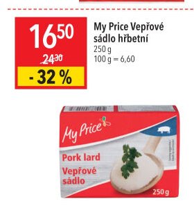 My Price Vepřové sádlo hřbetní