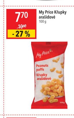 My Price Křupky arašídové