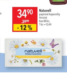 Natuvell papírové kapesníky