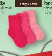 Ponožky dětské, různé barvy