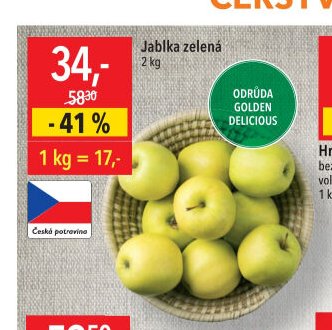 Jablka zelená