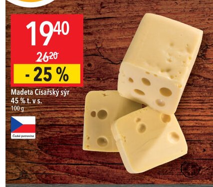Madeta Císařský sýr