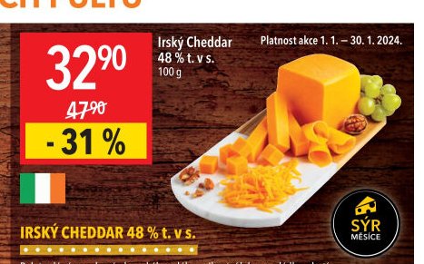 Irský Cheddar