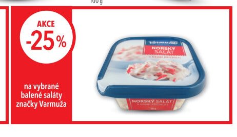 na vybrané balené saláty značky Varmuža