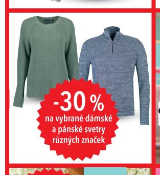 Vybrané dámské a pánské svetry