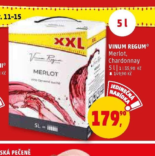 Vinum Regum Merlot, Chardonnay