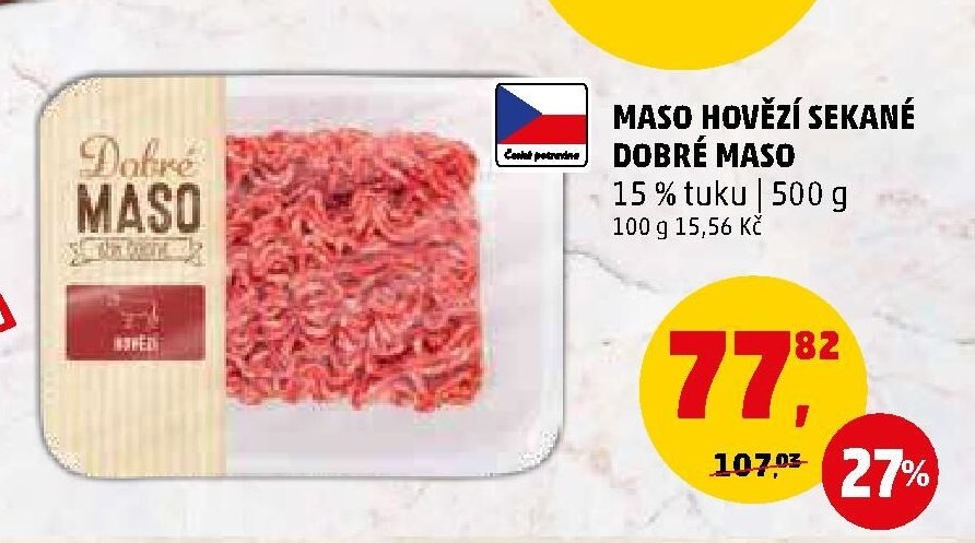 Maso hovězí sekané Dobré maso
