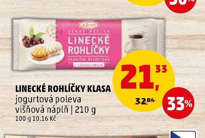 Linecké rohlíčky Klasa