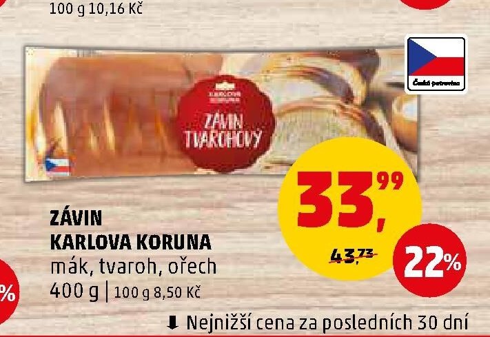 Závin Karlova Koruna