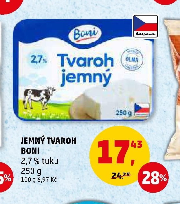 JEMNÝ TVAROH BONI