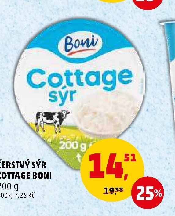 ČERSTVÝ SÝR COTTAGE BONI