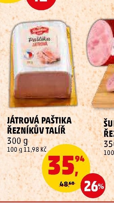 JÁTROVÁ PAŠTIKA ŘEZNÍKŮV TALÍŘ 300 g