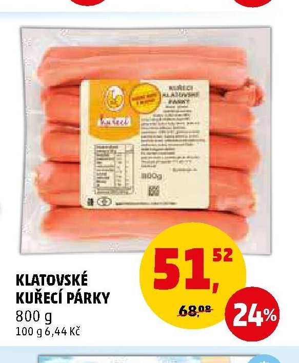 KLATOVSKÉ KUŘECÍ PÁRKY