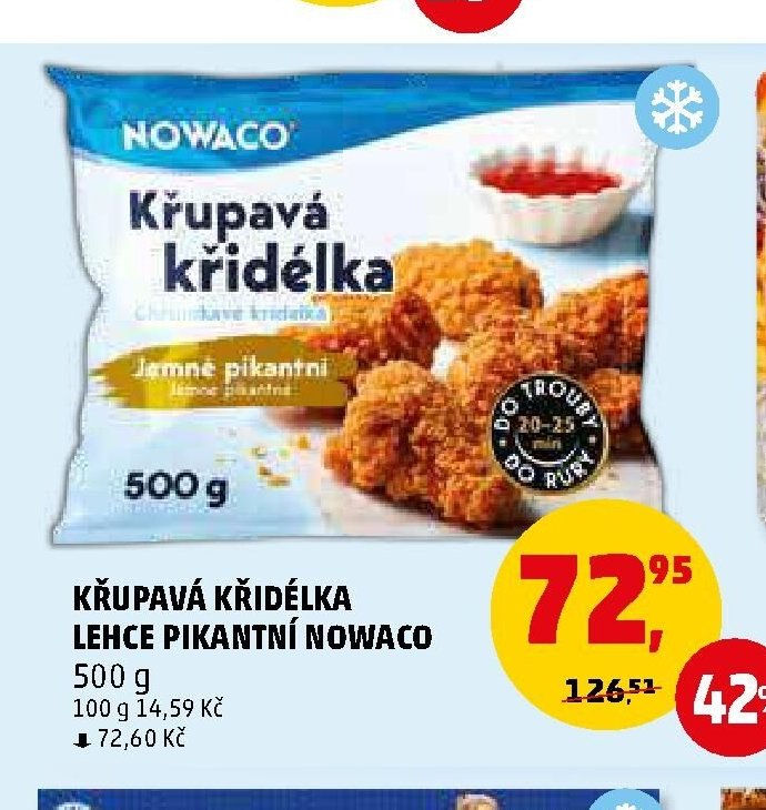 KŘUPAVÁ KŘIDÉLKA LEHCE PIKANTNÍ NOWACO