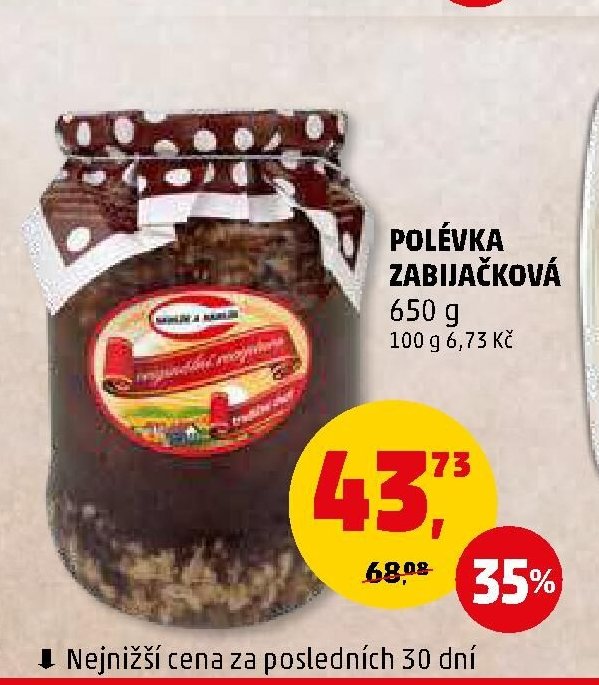 Polévka zabijačková