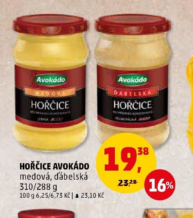 Hořčice Avokádo