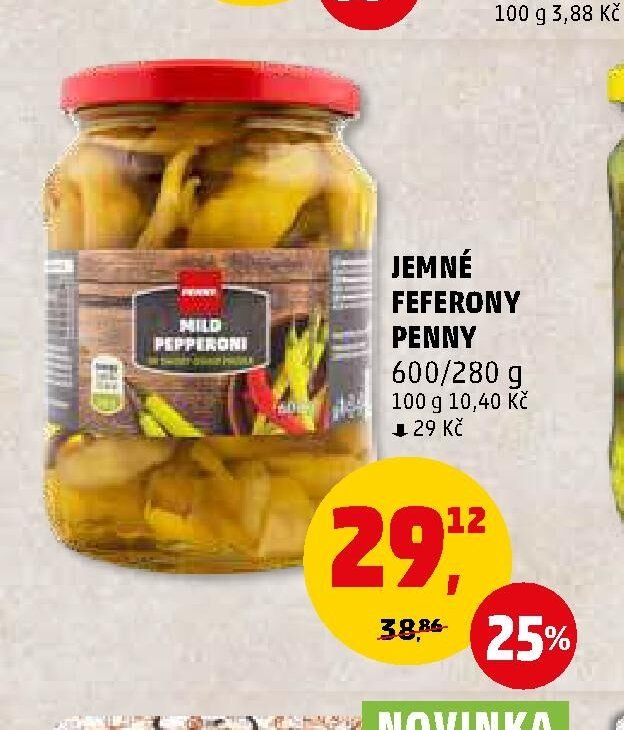 Jemné feferony Penny