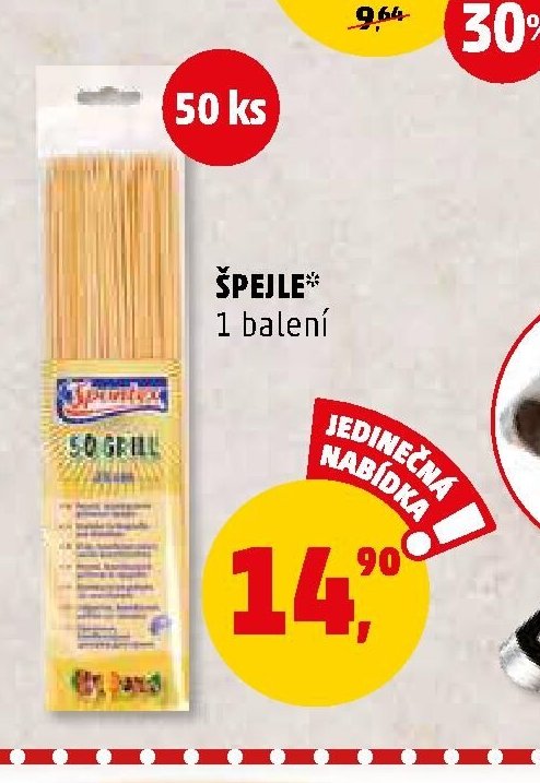 Špejle 1 balení