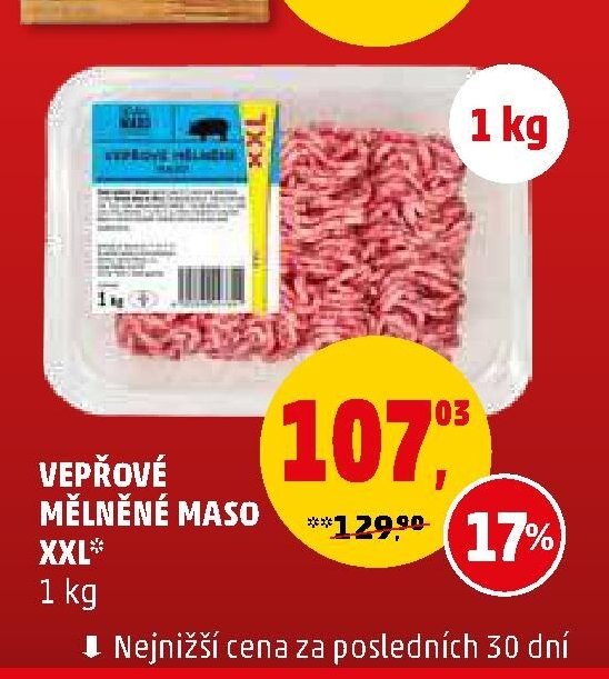Vepřové mleté maso XXL