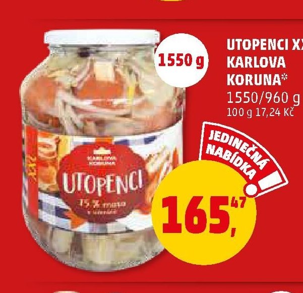 UTOPENCI XXL KARLOVA KORUNA