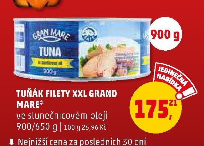TUŇÁK FILETY XXL GRAND MARE
