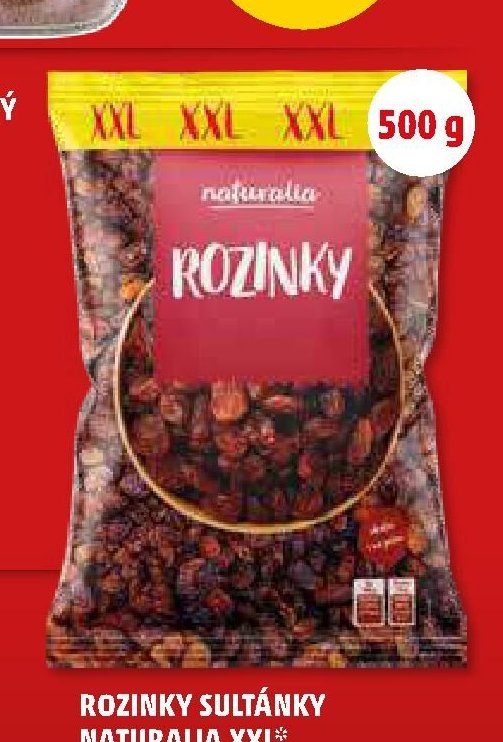 ROZINKY SULTÁNKY NATURALIA XXL