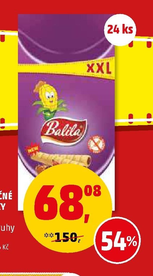 Kukuřičné trubičky Balila různé druhy