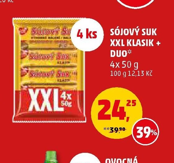 Sójový suk XXL Klasik + Duo