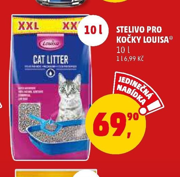 Stelivo pro kočky Louisa 10 l
