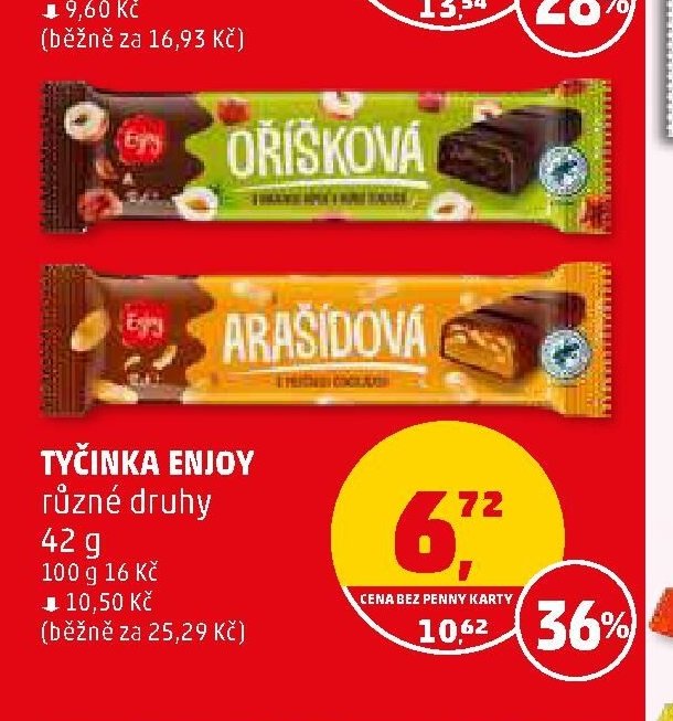 TYČINKA ENJOY různé druhy