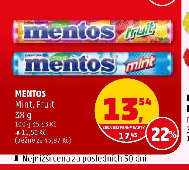 MENTOS Mint, Fruit