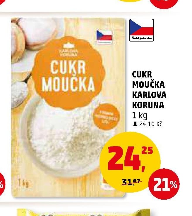 CUKR MOUČKA KARLOVA KORUNA
