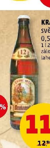 Krakonoš světlý ležák 0,5 l