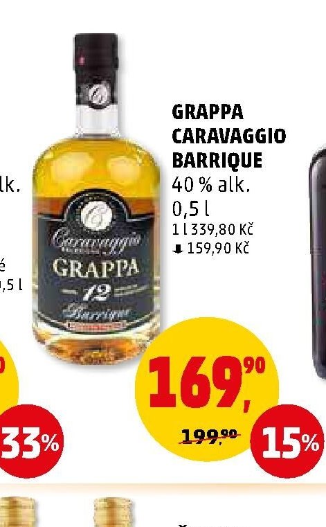 GRAPPA CARAVAGGIO BARRIQUE