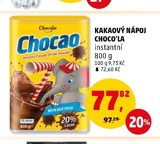 Kakaový nápoj Choco'la instantní