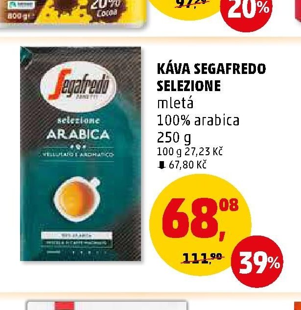 Káva Segafredo Selezione mletá