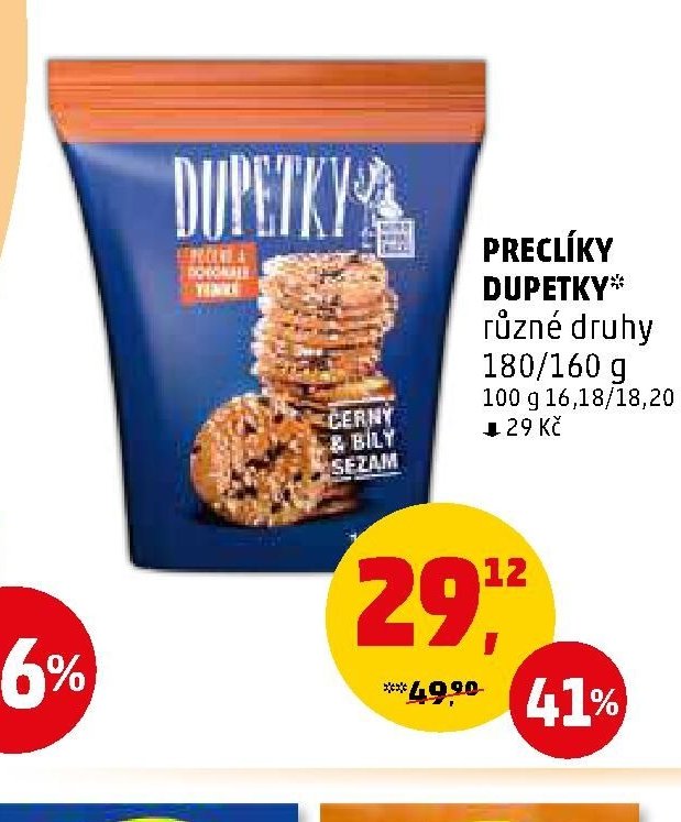 Preclíky Dupetky