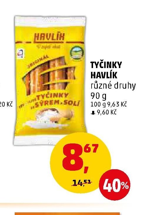 Tyčinky Havlík