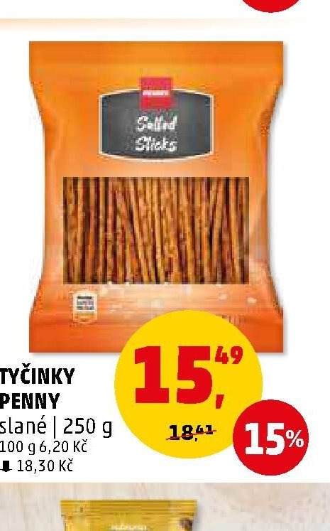 Tyčinky Penny slané
