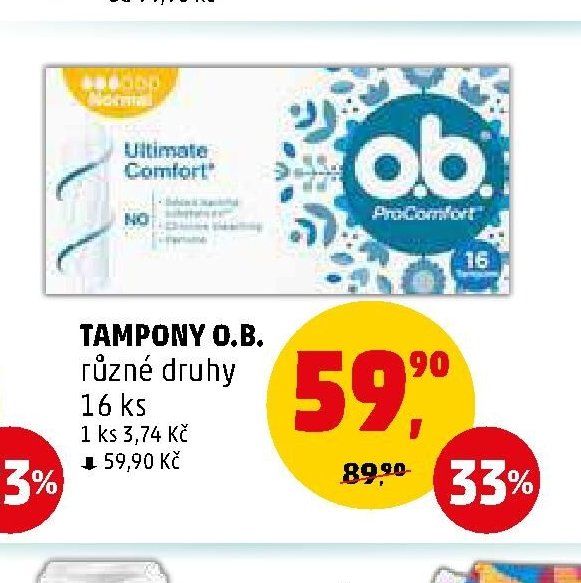 Tampony o.b.