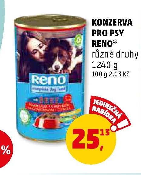 KONZERVA PRO PSY RENO