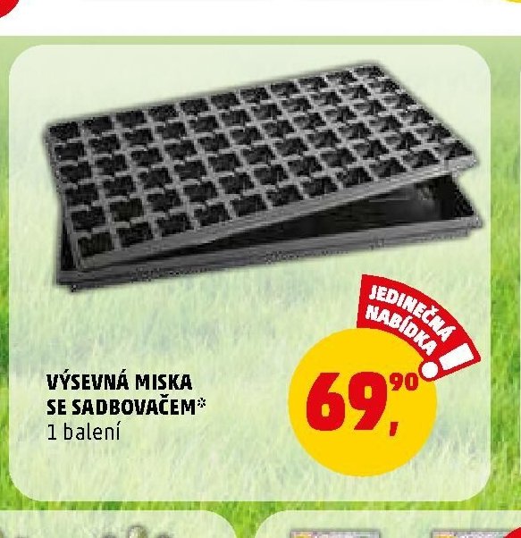 VÝSEVNÁ MISKA SE SADBOVAČEM