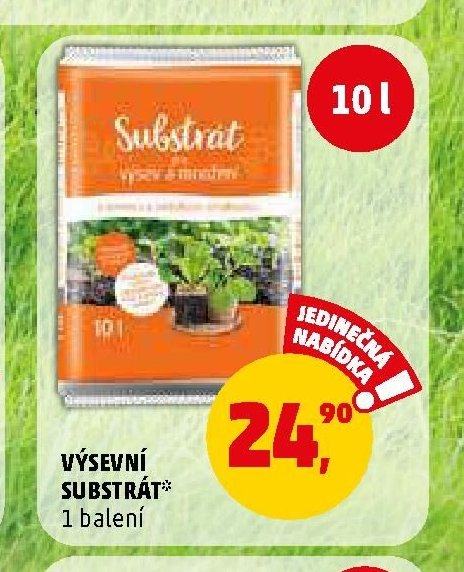 VÝSEVNÍ SUBSTRÁT
