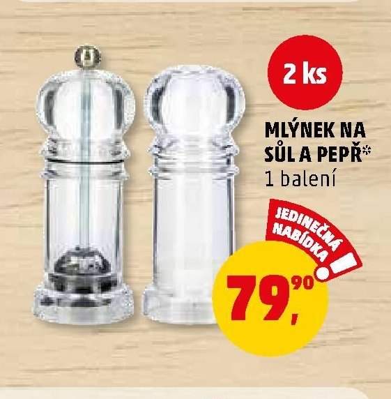 MLÝNEK NA SŮL A PEPŘ
