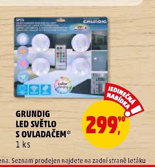 GRUNDIG LED SVĚTLO S OVLADAČEM