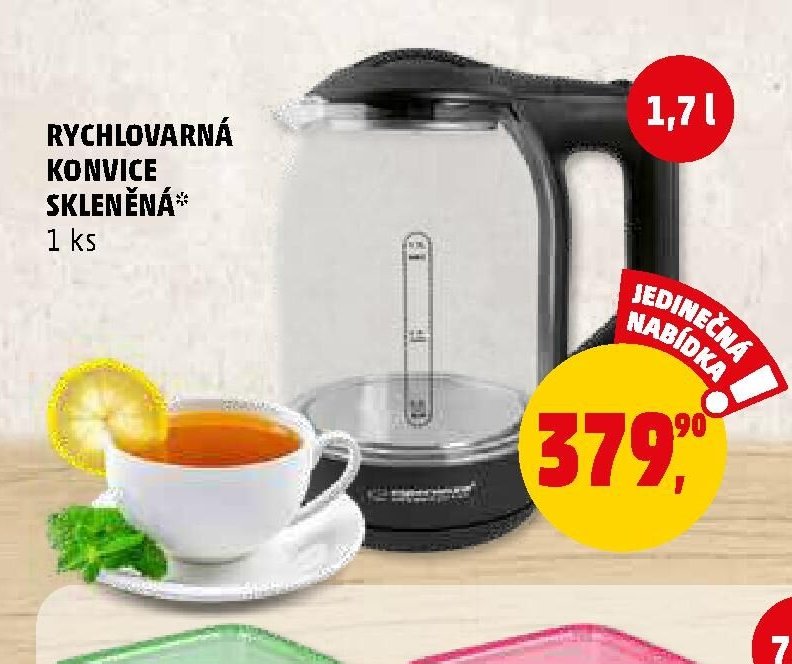RYCHLOVARNÁ KONVICE SKLENĚNÁ