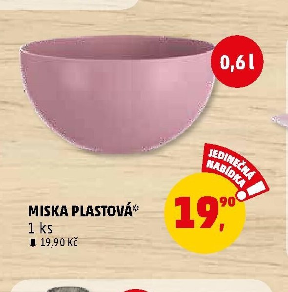 MISKA PLASTOVÁ